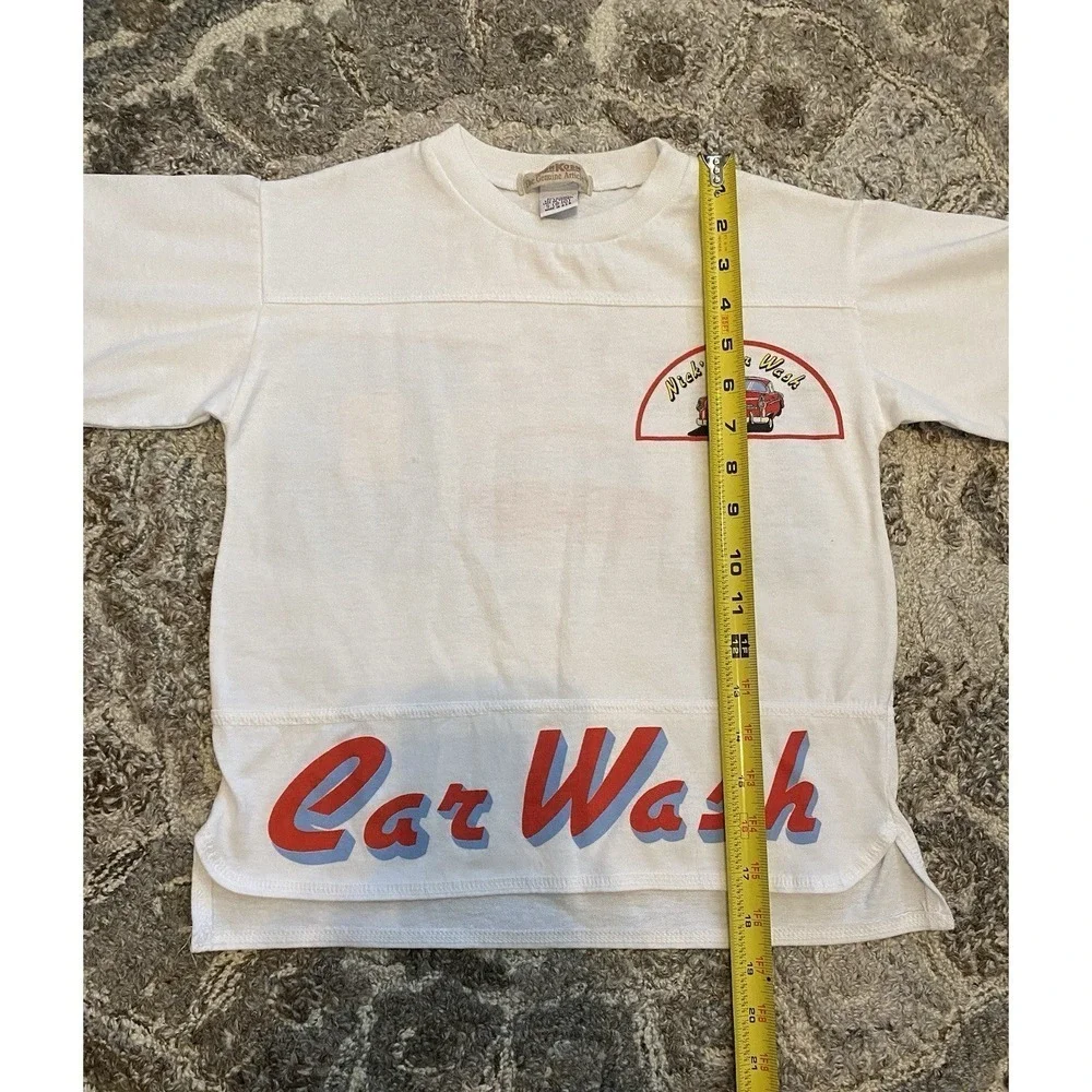 Vintage Oshkosh Tee Shirt Cars Boys Small 8 10 Nick Wash 90s Made USA